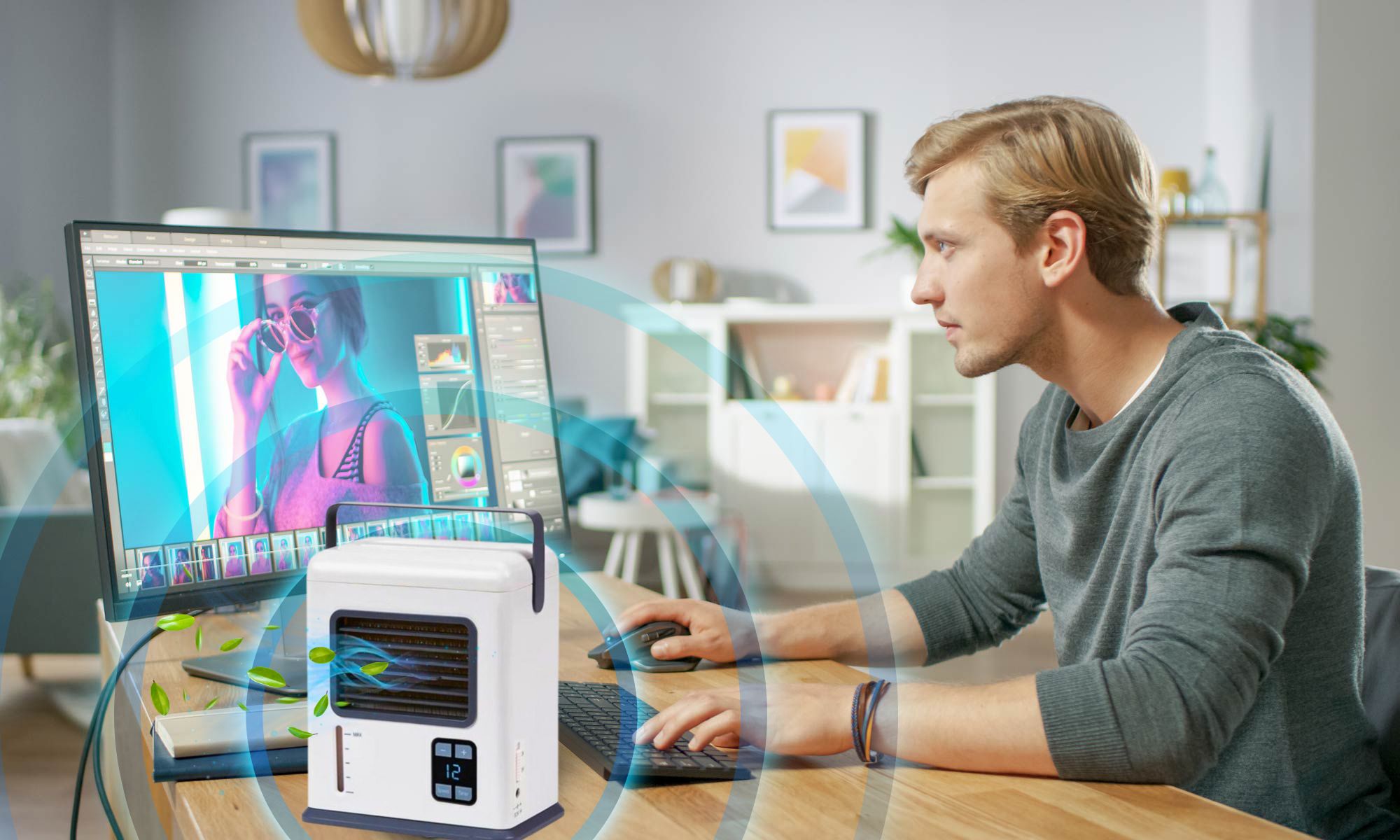PRIJENOSNI KLIMA-UREĐAJ BLU BREEZE AIR COOLER - Slika 6
